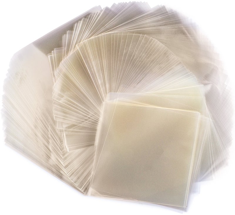 Crinklee Clear Caramel, Candy and Chocolate Wrappers, Natural Cellophane, 1000 Square Sheets, 4.25x4.25 Inches - Image 3